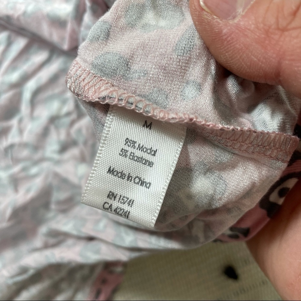 PJ Salvage Pink Leopard Cheetah Print Tank Top M - Picture 4 of 6